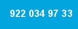 922 034 97 33 922 034 97 33